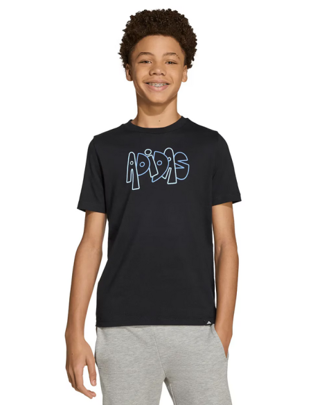 T-shirt unisexe Adidas Graffiti - Noir