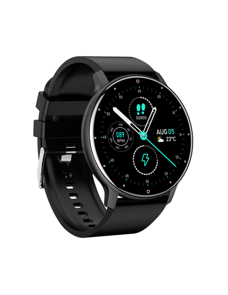SACONET ZL02 Unisex-Smartwatch mit Anrufen/Anrufen, Sport-Fitness, wasserdichtes IP67-Bluetooth für Android und iOS