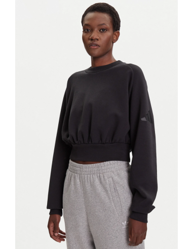 Felpa Donna Adidas Soft Lux Loose - Nero