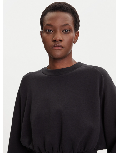 Felpa Donna Adidas Soft Lux Loose - Nero