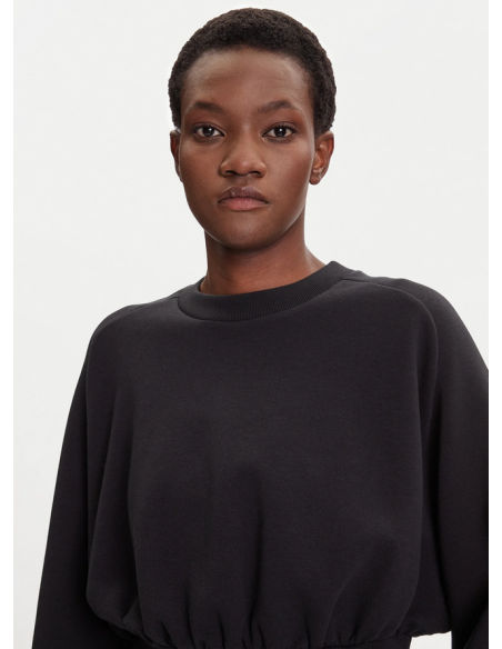 Adidas Soft Lux Loose Sweatshirt für Damen – Schwarz