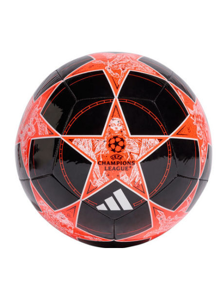 Pallone Adidas UCL Club 25/26 League Stage - Nero/Arancio