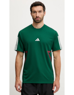 T-shirt Uomo Adidas House of Tiro Colorblock Tee - Verde