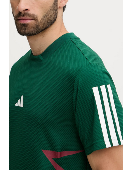 T-shirt Uomo Adidas House of Tiro Colorblock Tee - Verde