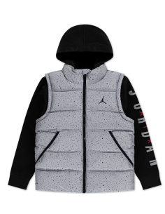 Veste Jordan 2 Fer Garçons - Gris/Noir