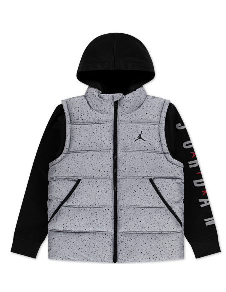 Jordan 2 Fer Jacket Boys - Grey/Black