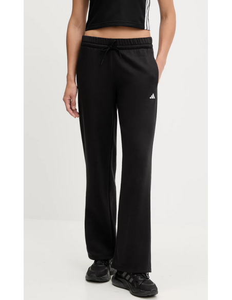 Adidas Essentials Small Logo Feel Cozy Open Damen Hose - Schwarz