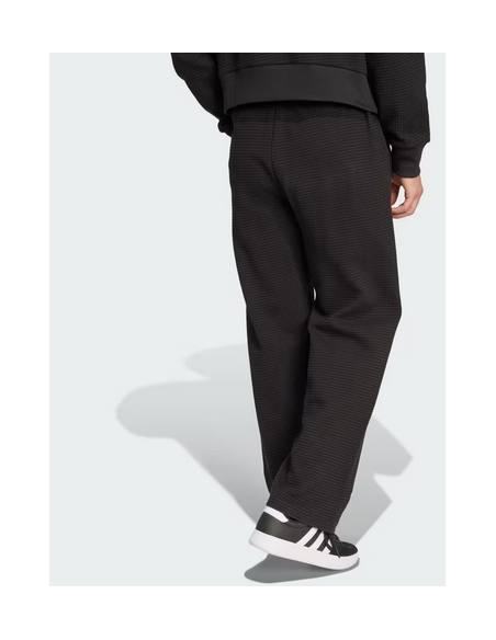 Adidas Men's ALL SZN Waffle Knit Open Hem Pants - Black