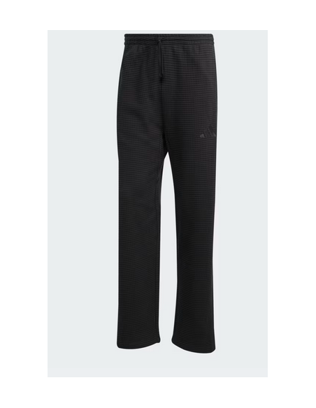 Adidas Men's ALL SZN Waffle Knit Open Hem Pants - Black