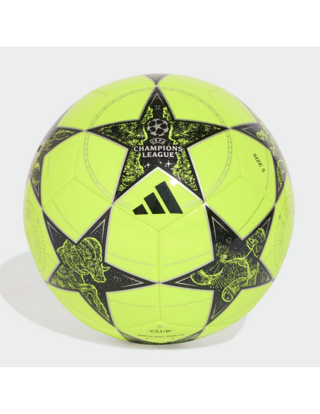 Adidas UCL Club 25/26 League Stage Ball - Fluorescent Yellow/Black