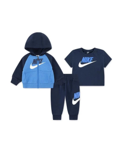 Tuta bambino Nike Color Blocked HBR Jogger Set - Blu