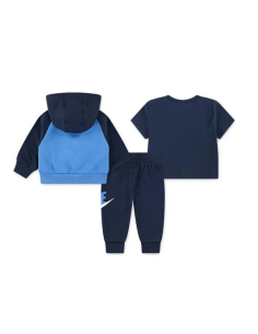 Tuta bambino Nike Color Blocked HBR Jogger Set - Blu 2