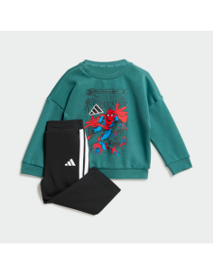 Chándal Adidas Marvel Spider-Man para niños - Verde/Negro
