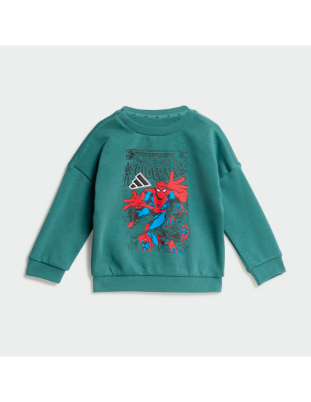 Adidas Marvel Spider-Man Kids Tracksuit - Green/Black