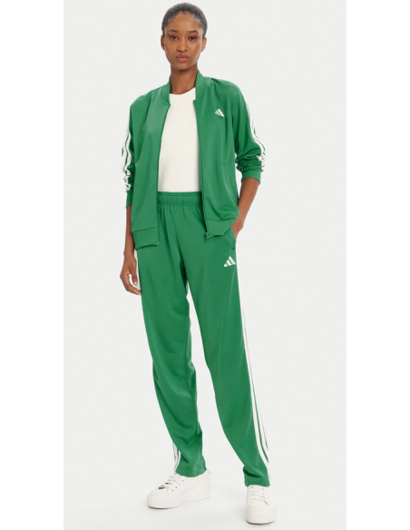 Adidas Essential 3-Stripes Women's Tracksuit - Green