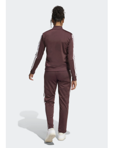 Adidas Essential 3-Streifen Damen Trainingsanzug - Bordeaux 2