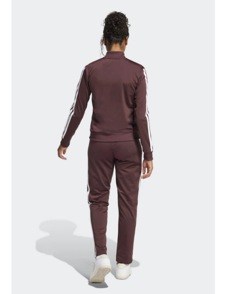 Tuta Donna Adidas Essential 3-Stripes - Bordeaux