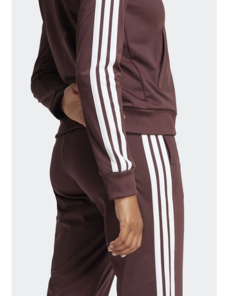 Adidas Essential 3-Streifen Damen Trainingsanzug - Bordeaux