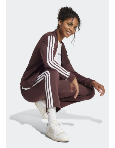 Tuta Donna Adidas Essential 3-Stripes - Bordeaux