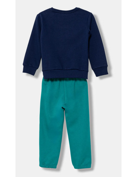 Tuta Bambino Adidas Essentials - Verde/Blu