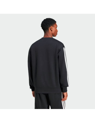 Felpa Uomo Adidas Essentials 3-Stripes - Nero