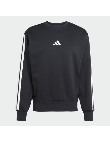 Adidas Essentials 3-Stripes Men's Sweatshirt - Black