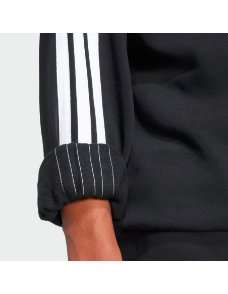 Felpa Uomo Adidas Essentials 3-Stripes - Nero