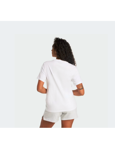 Adidas Damen Holiday Metallic Graphic T-Shirt – Weiß