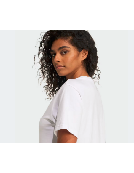 T-shirt Donna Adidas Holiday Metallic Graphic Tee - Bianco