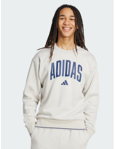Felpa Uomo Adidas Collegiate - Beige