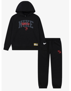 Tuta Ragazzo Nike Fired up - Nero