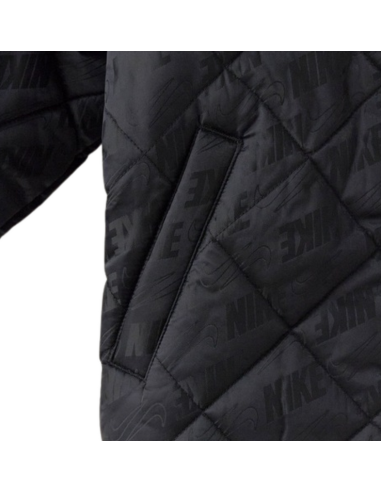 Chaqueta acolchada con capucha Nike - Negro/Gris