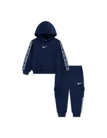 Ensemble de jogging Nike avec bandes pour garçon - Bleu