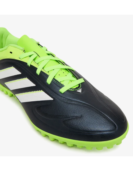 Scarpe Calcetto Uomo Adidas Copa Pure 3 Club Turf Boots - Nero/Verde Fluo