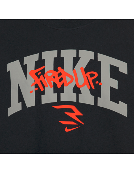 Nike Graffiti Tag Lockup T-Shirt für Jungen – Schwarz