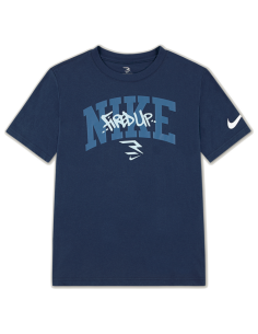 Camiseta Nike Graffiti Tag Lockup para niño - Azul