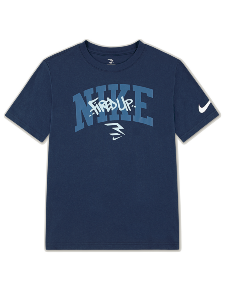 Nike Graffiti Tag Lockup T-Shirt für Jungen – Blau