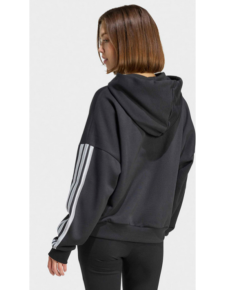 Adidas Sportswear Essentials 3-Streifen Damen Sweatshirt - Schwarz