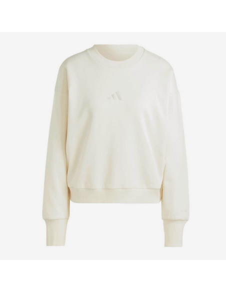 Sweat-shirt ample en polaire Adidas ALL SZN pour femme - Blanc