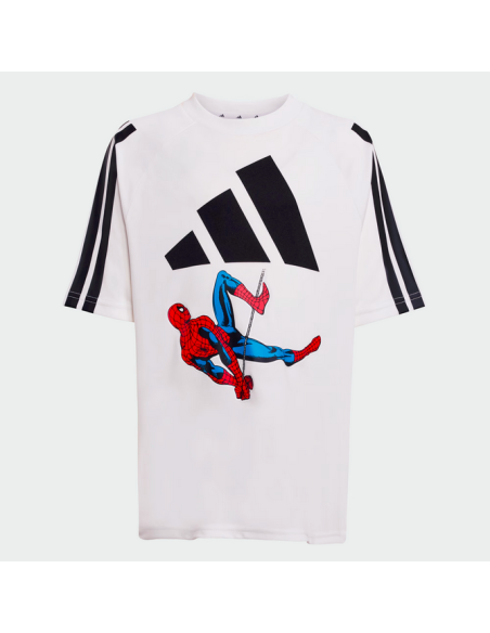 T-shirt unisexe Adidas Marvel Spider-Man - Blanc
