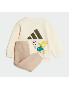 Chándal Adidas Simpson para niños - Beige