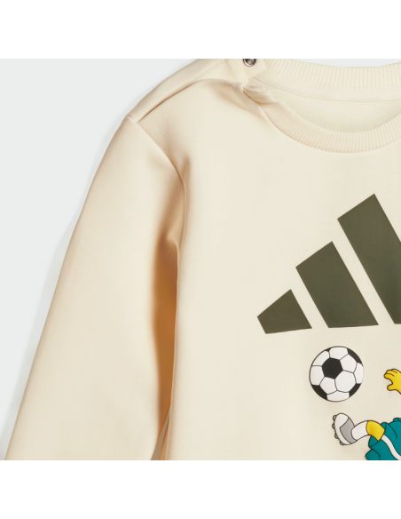 Adidas Simpson Kinder Trainingsanzug - Beige