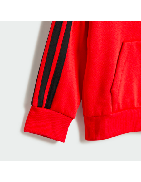 Adidas Essentials Kinder Trainingsanzug - Rot/Schwarz