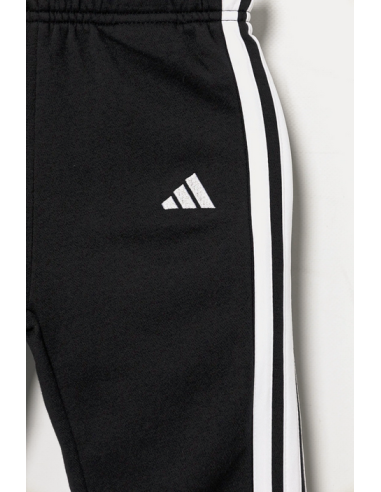 Tuta Bambino Adidas 3-Stripes - Nero/Bianco