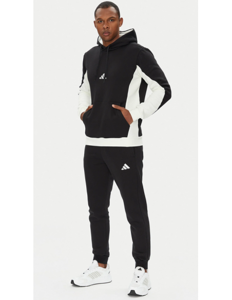 Adidas Herren Colorblock Trainingsanzug - Schwarz/Weiß