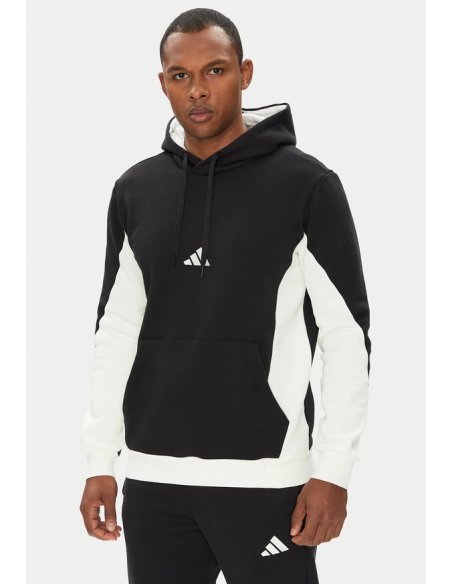 Tuta Uomo Adidas Colorblock - Nero/Bianco