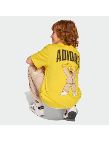 T-shirt unisexe Adidas Les Simpson - Jaune