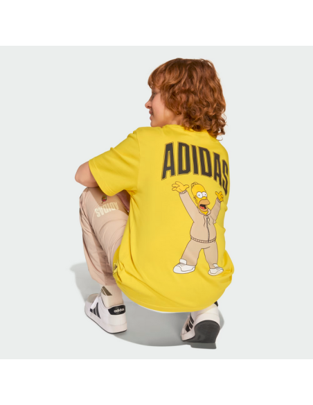 Adidas The Simpsons Unisex T-shirt - Yellow