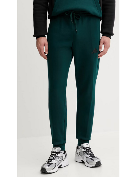 Chándal con capucha y bloques de color de polar Adidas para hombre - Verde/Negro