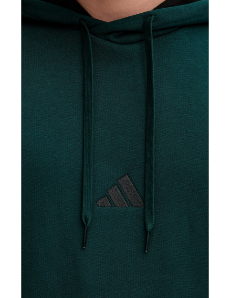 Survêtement à capuche Adidas Fleece Colorblock pour homme - Vert/Noir